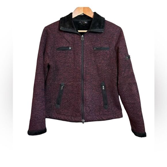 Athleta fleece lined zip up sweater - Picture 1 of 10